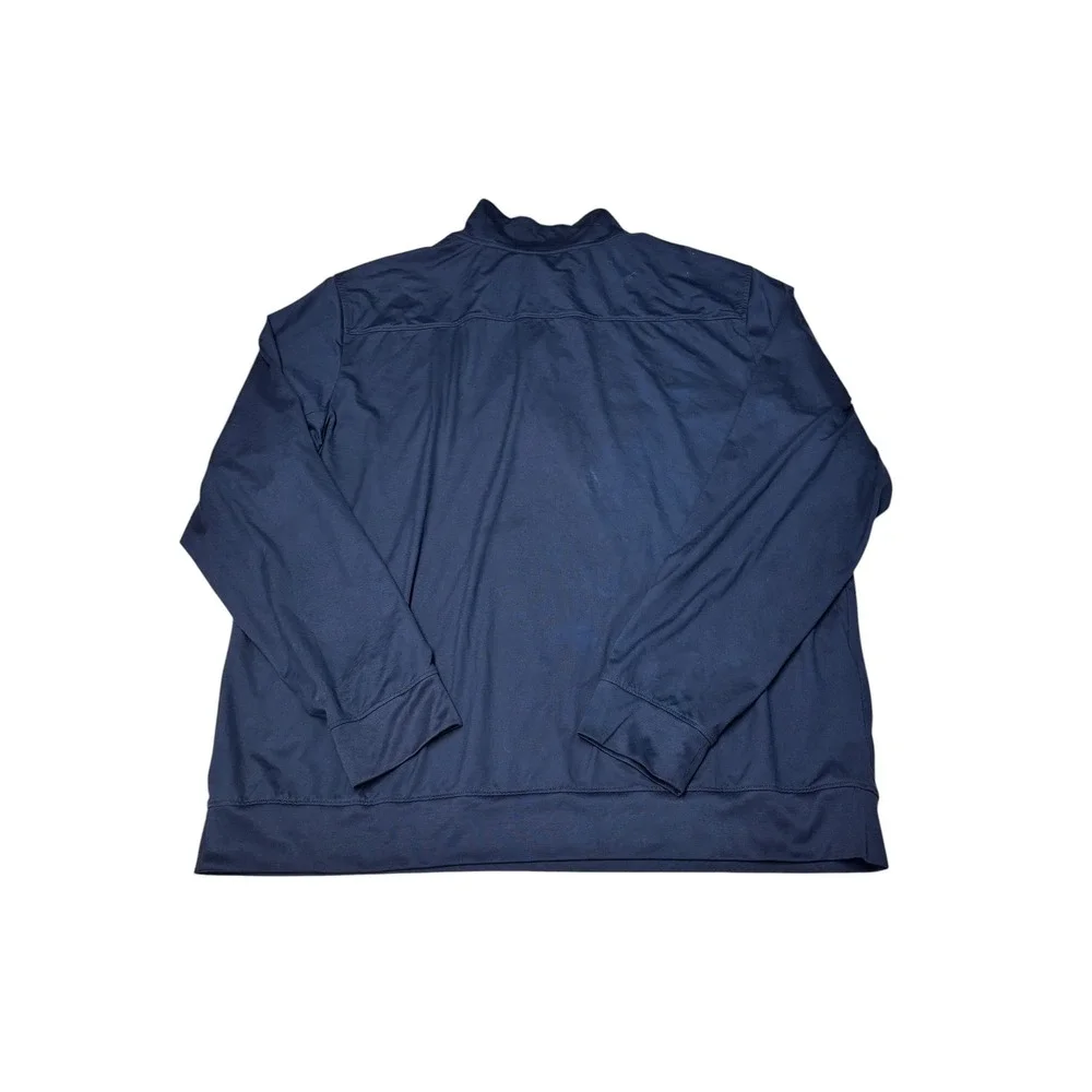 Tommy Bahama‎ IslandZone Mens XL Navy Blue Quarter Zip Pullover Golf Sweater